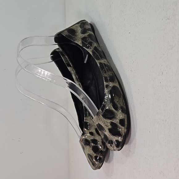 Tory Burch Animal Print Patent Leather Ballet Flats 7½ - Picture 3 of 13